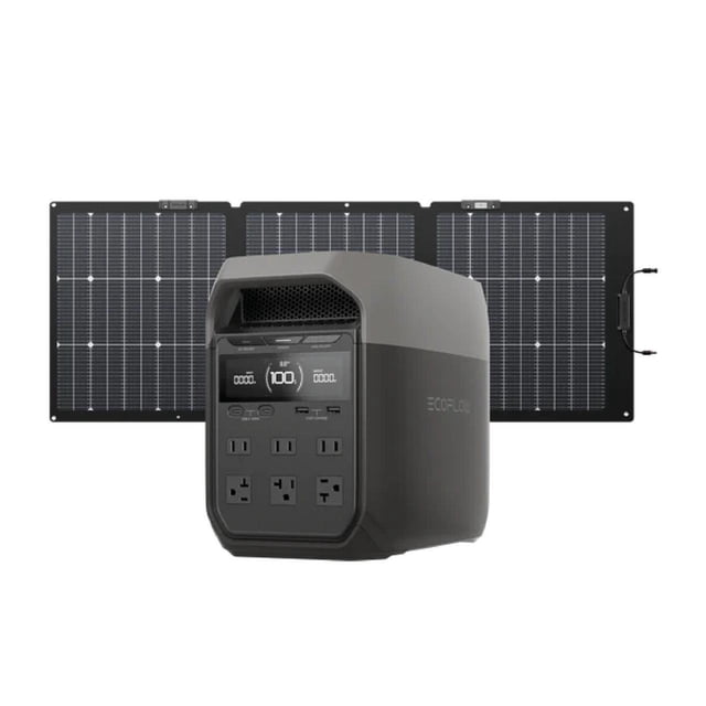 Combo Solar Estación de Energía Delta 3 con Panel de 160W