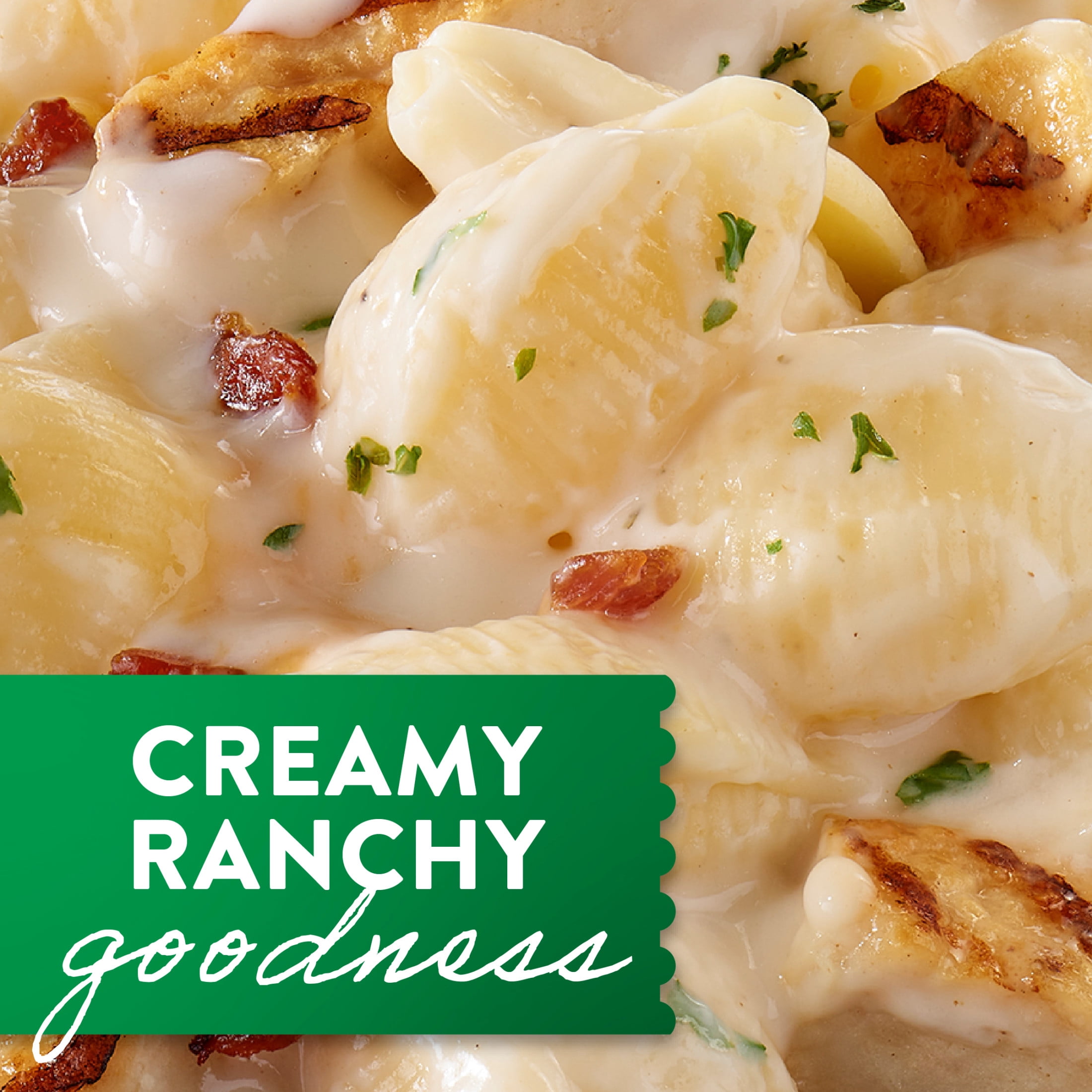 Stouffer’s Hidden Valley Chicken Bacon Ranch Pasta, Single Serve Shells and Cheese, 10 oz., (Frozen)