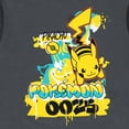 thumbnail image 4 of Pokmon Pikachu Boys Long Sleeve Twofer Graphic T-Shirt, Charcoal Black, Sizes XS-XL, 4 of 6