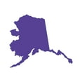 thumbnail image 1 of Alaska Shaped Sticker Decal Die Cut - Self Adhesive Vinyl - Weatherproof - Made in USA - Many Color and Sizes - ak state alaskan, 1 of 6
