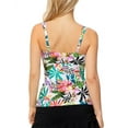 thumbnail image 2 of Leilani womens  Coastal Tankini Top, 12, White, 2 of 3