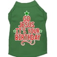 thumbnail image 4 of Christmas Pet Dog  Cat Shirt Screen Printed, "Go Jesus, It's Your Birthday", 4 of 11