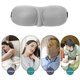 thumbnail image 4 of 2 Pack Sleep Eye Mask Shade Cover 100% Blackout Sleep Eye Masks For Sleeping Sleep Masks Suitable For Lunch Break Trave Camping Usage (grey), 4 of 5
