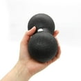thumbnail image 4 of Self-Massage Ball/Twin-Ball In Black Made Of Foam - Self-Massage Roller/Duo Ball/Fascia Trainer/Fascia Ball, 4 of 5