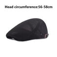thumbnail image 2 of Gorro de verano de malla transpirable para hombre, boina ajustable, gorra plana de taxista, gorra plana de malla para hombre, gorra de vendedor de periódicos de verano transpirable, gorra, 2 of 6
