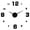 Black,27inch, variant on Large Frameless DIY Wall Clock Mute Mirror Number Stickers Modern Giant Wall Clock Non Ticking for Living Room Bedroom Kitchen(Black,37inch)