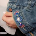 thumbnail image 2 of John Bead 1000-Piece 8mm (SS39) | Royal Blue AB Acrylic Round Flat Back Rhinestones, 2 of 5