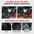 thumbnail image 3 of czcpp-Quick & Easy Gloss Black Rim Scratch Repair Pen for Car Wheels Universal Touch Up Paint to Fix Scratches, black wheel touch up paintCurb Rashes & Surface Damage,Black Rim Touch Up Paint(Pure BL, 3 of 4