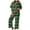AG, variant on Christmas Pjs for Women Set Satin Button Down Christmas Tree Pajamas Classic Soft Satin Christmas Pajamas Women,Size L