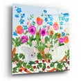 thumbnail image 2 of Epic Art 'Rabbits And Carrot - Square' by Carissa Luminess, Acrylic Glass Wall Art, 24"x24", 2 of 8