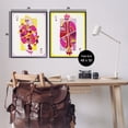 thumbnail image 3 of Stupell Industries King & Queen Cards People Painting Black Framed Art Print Wall Art, 24 x 30, Set of 2, 3 of 8