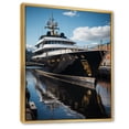 thumbnail image 2 of Designart "Port Dockside gracefulness II" Nautical & Beach Floater Framed Canvas Wall Art, 2 of 7