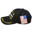 thumbnail image 2 of Black Korea Korean War Veteran Ribbon Baseball Hat Cap Embroidered Brand New, 2 of 5