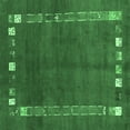 thumbnail image 1 of Ahgly Company Indoor Square Abstract Emerald Green Contemporary Area Rugs, 5' Square, 1 of 4