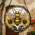thumbnail image 3 of Vidriera colgante DASTOLL Bee Sunflower 20 cm, 3 of 5