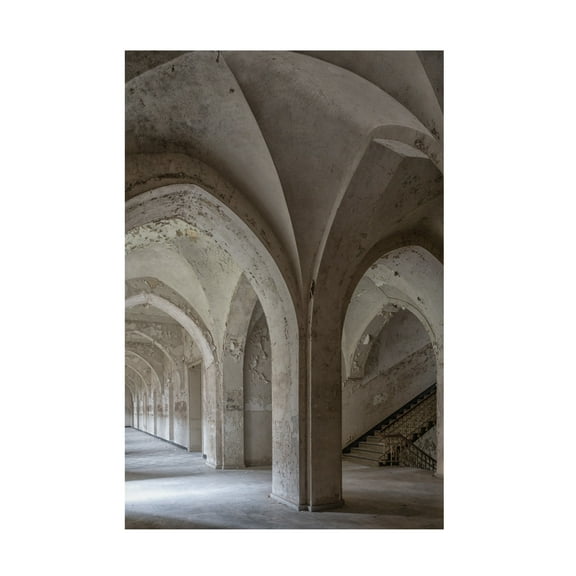 Trademark Fine Art Natascha Worseling An old Jesuit monastery Canvas Wall Art