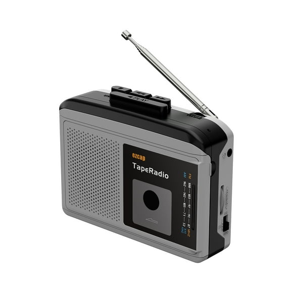 ezcap233 Cassette Tape Player Portable AM Built-in Speaker with 3.5mm Headphone Jack