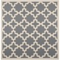 thumbnail image 1 of Safavieh Courtyard Anthracite Indoor Outdoor Rug - Square 6'7", 1 of 4