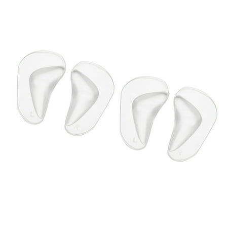 Orthotic Silicone Feet Foot Arch Support Cushion Shoe Insoles Pads (Transparent)