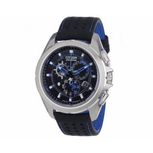 Citizen Citizen Men S Eco Drive Proximity Bluetooth Chronograph Leather Watch At7030 05e Walmart Com Walmart Com