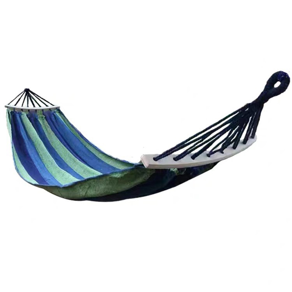 Portable Indoor/Outdoor Hanging Garden Canvas Hammock Canvas Bed Camping Hanging Porch Backyard Swing Chair Travel - image 3 of 7