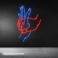 thumbnail image 2 of Glowneon Hold Hand Neon Sign, Hold Hand Couple Led Light, Couple Hand Led Sign, Handmade Couple, 2 of 4