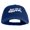 Royal, variant on Delulu Wording Embroidered 6 Panel Washed Dad Hat - Navy OSFM