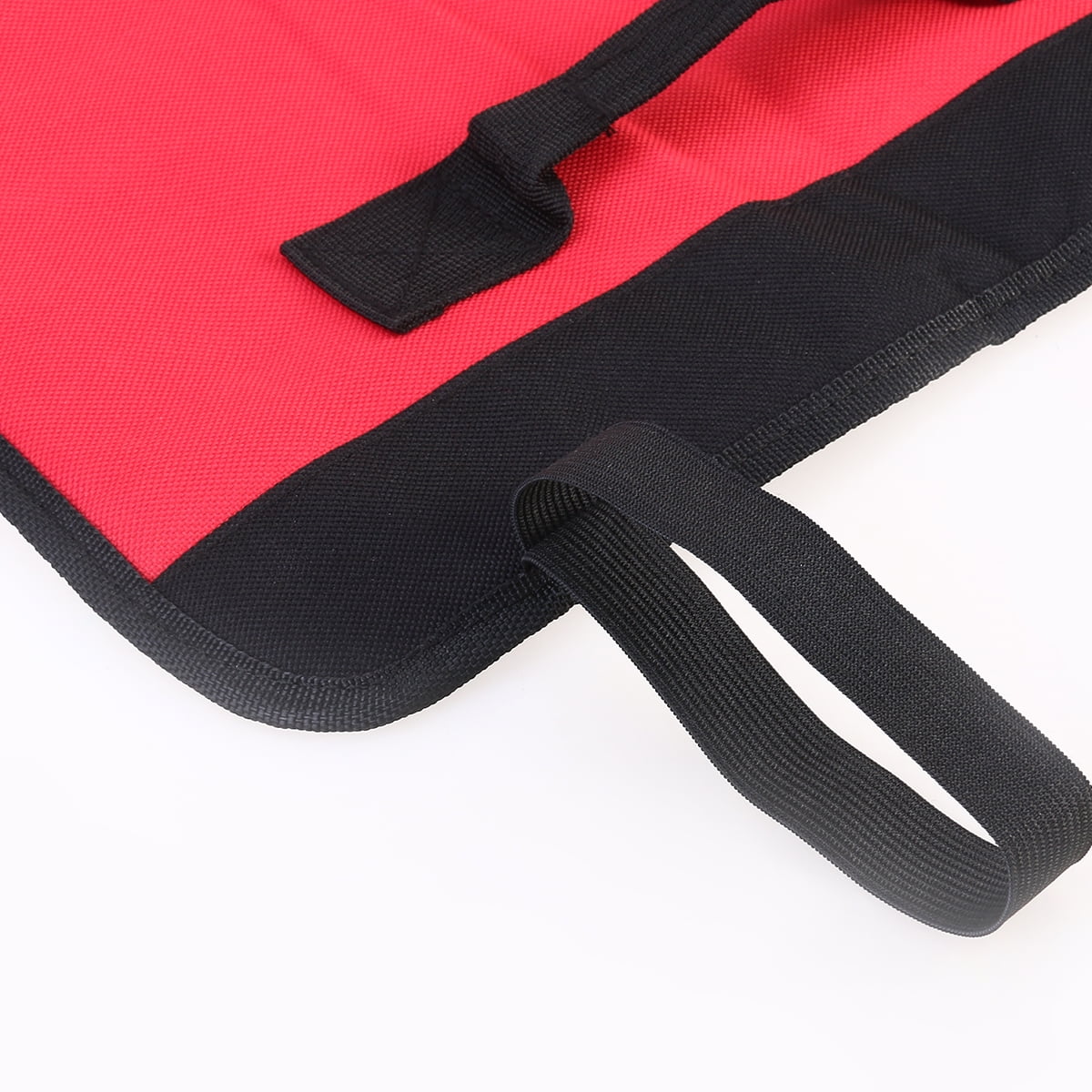 UKCOCO Red Oxford Cloth Tool Pouch Bag with Two Strap Closure for Secure Tool Storage