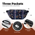 thumbnail image 4 of Naloa Solar System Print Running Belts for Men Women,Running Fanny Pack with 2-Zipper Pockets,Waterproof Waist Pack for Travel Hiking Running Outdoor Sports, 4 of 8