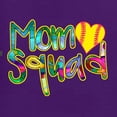 thumbnail image 2 of Wild Bobby, Colorful Tennis Mom Squad, Sports, Unisex Graphic Hoodie Sweatshirt, Purple, Medium, 2 of 4