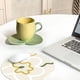 thumbnail image 5 of Juego de tazas y platillos de café de cerámica | Taza de té floral con diseño de pétalos de flor | Exquisita taza de cerámica para bebidas calientes | Elegante vajilla de restaurante para casa | 1, 5 of 5