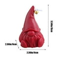 thumbnail image 3 of Mecorevxz Christmas Decorations Santa Claus Sitting A Stylized Scented Candle Christmas Theme Classic Hat Santa Claus Scented Candle Suitable for Xmas Decor,Christmas Gifts(Red), 3 of 7