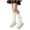 White-02, variant on Avrntaa Fall Leg Warmers for Girls- Soft Trendy Ribbed Knit Calf Accessories - Cute Ruffle Leg Sleeves for Party