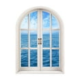 thumbnail image 3 of EGNMCR Wall Stickers, Cute Stickers Window Sea View Wall Stickers Removable Art Decal Mural Wallpaper Sticker, 3 of 3