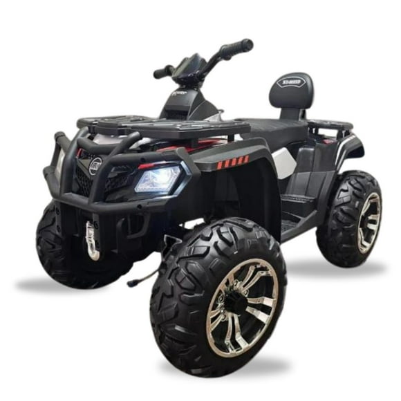 KidsVIP 24V Titan Edition 2 Seater 4×4 Ride On ATV Quad with Rubber Wheels, Music & Lights
