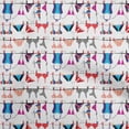 thumbnail image 1 of oneOone Cotton Poplin White Fabric Beach Wear Sewing Fabric By The Yard Printed Diy Clothing Sewing Supplies 42 Inch Wide, 1 of 4
