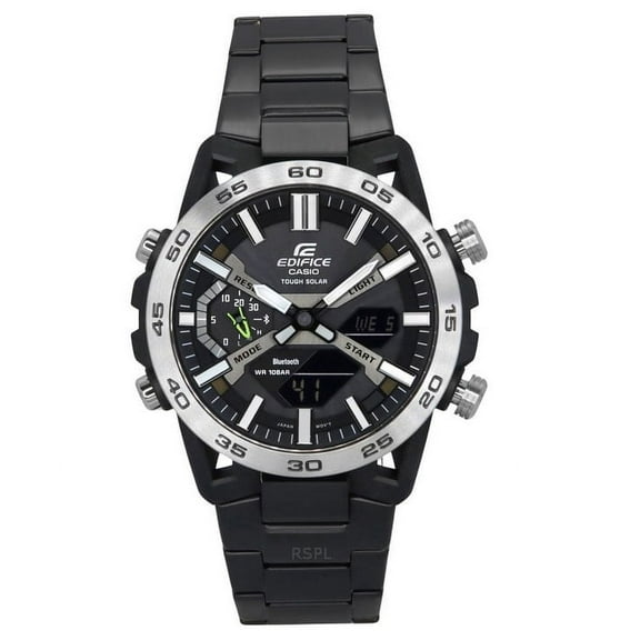Casio Edifice Sospensione Analog Digital Smartphone Link Tough Solar ECB-2000DD-1A 100M Men's Watch