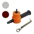 thumbnail image 3 of Worallymy Hoja eléctrica Nibbler Placa de metal de doble cabeza Sierra de nibble ajustable para acero inoxidable Cobre, naranja Worallymy JD735795164, 3 of 7