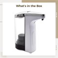 thumbnail image 4 of Touchless Soap Dispenser with Motion Sensor, Automatic Hand Sanitizer Dispenser with LED Display, 15.2 oz Capacity Foam Soap Dispenser, Battery Operated Wall Mount or Countertop, 4 of 5