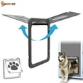 thumbnail image 2 of Spencer Pet Screen Door Sliding Dogs Door Window Screen Magnetic Flap Automatic Lockable Door Gate for Medium Large Dogs & Cats ( Inner Size: 12"x14"x0.5" ), 2 of 8
