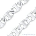 thumbnail image 2 of 6mm RPM Squash Link Italian Chain Bracelet in Solid .925 Sterling Silver, 2 of 2