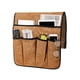 thumbnail image 2 of Ounissouiy Bolsa para reposabrazos de sofá, botella de agua para teléfono móvil, soporte de almacenamiento con Control remoto, sillón para Almacenamiento y organización del hogar Negro, 2 of 6