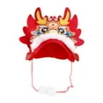 thumbnail image 3 of Tachiuwa Chinese New Year Dragon Hat, , DIY Hat New Year Party, Cute dimensional Dragon Decoration Hat, Material Red, 3 of 10