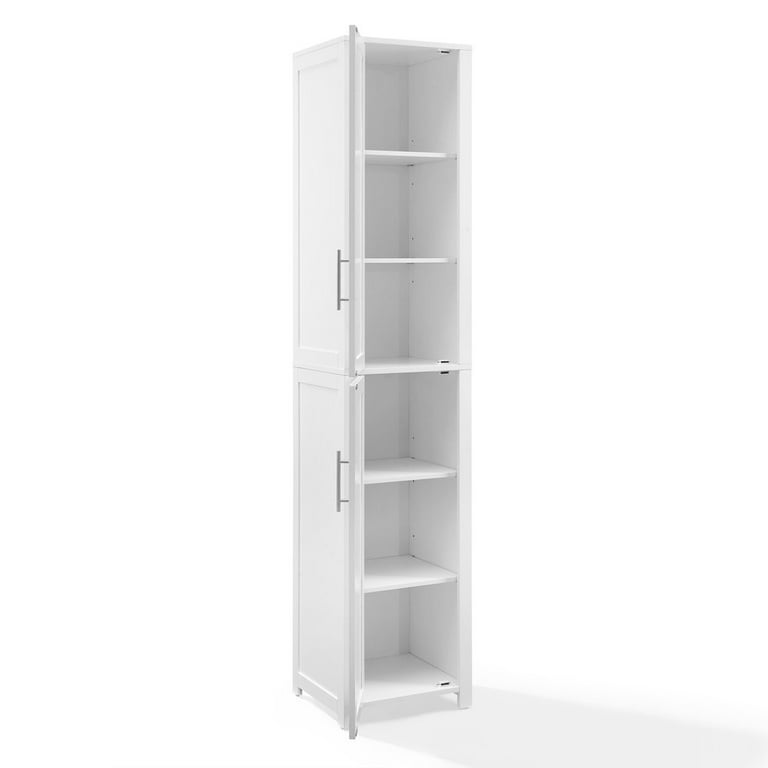 Crosley Furniture Savannah Linen Storage Cabinet, Laundry Room