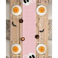 thumbnail image 4 of Table Runner Dresser Scarves 36 Inch Long,Scary Halloween Ghost Linen Dining Table Runners Boo White Pink Tabletop Scarf for Wedding Holiday Party Kitchen, 4 of 8
