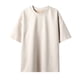 thumbnail image 1 of pstuiky Camisas de manga corta para hombre, Camisas casuales de moda para hombre, de color liso, con cuello redondo y hombros caídos, mangas cortas camisas casuales para hombre xxxl, 1 of 3