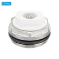 thumbnail image 3 of REGALWOVEN 3/4" BSP Male Thread Manual Radiator Air Vent Plug Valves, 2 Pack Nickel Plated Brass, 3 of 6