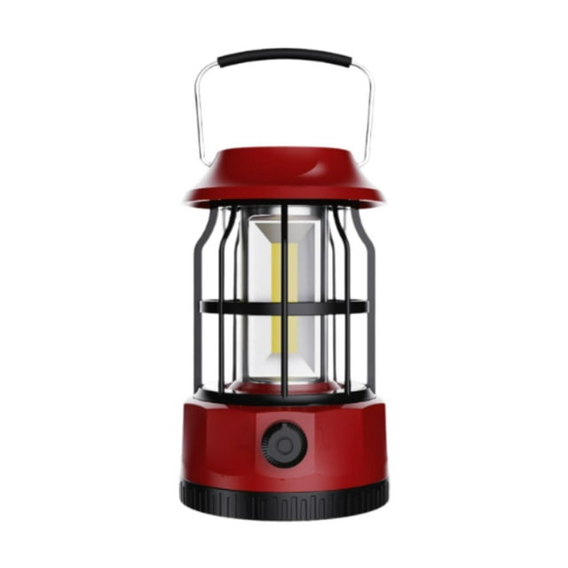 Linterna de Camping, lámpara colgante para tienda de campaña, luces de luz para exteriores, linterna de campamento, luz de Camping para jardín, barbac Rojo
