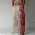 thumbnail image 2 of Valora Men Halloween Casual Pants Loose Comfortable Printed Trousers Black XXL, 2 of 4