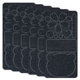 thumbnail image 1 of Uxcell 3-Pack Parches de Reparación de Poliéster, 7.9 x 3.9" Parches de Reparación de Tela Autoadhesivos para Sofás, Negro Mezclilla, 1 of 1
